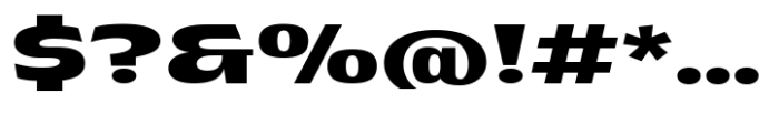 Pocas Extra Bold Expanded Font OTHER CHARS