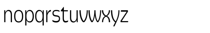 Pocas Light Condensed Font LOWERCASE