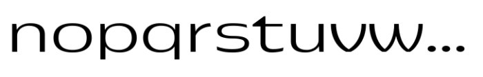 Pocas Light Expanded Font LOWERCASE