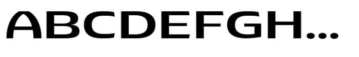 Pocas Medium Expanded Font UPPERCASE