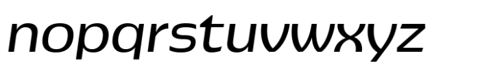 Pocas Oblique Font LOWERCASE