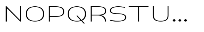 Pocas Thin Expanded Font UPPERCASE