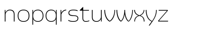 Pocas Thin Font LOWERCASE