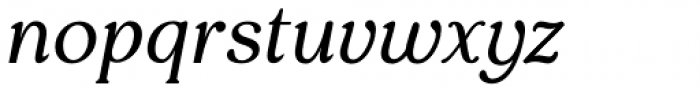 Pockota Light Italic Font LOWERCASE