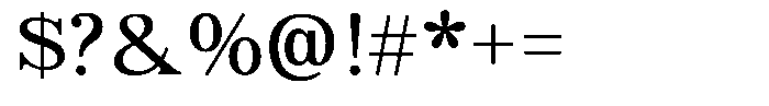 Poetria Light Font OTHER CHARS