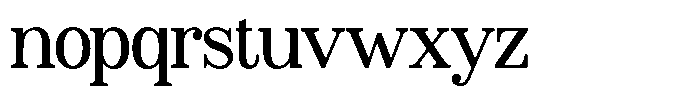 Poetria Light Font LOWERCASE