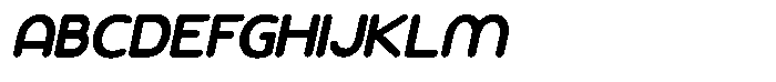 Poffina Oblique Font UPPERCASE