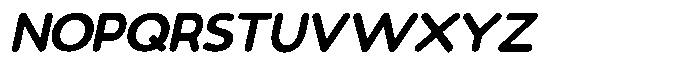 Poffina Oblique Font UPPERCASE