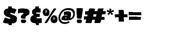 Poffy Font OTHER CHARS