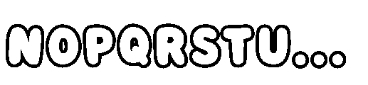 Pogo Outline Pogo Outline Font LOWERCASE