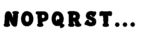 Pogo Outline Pogo Font UPPERCASE
