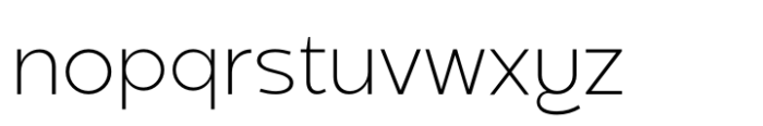 Pogonia Extra Light Font LOWERCASE