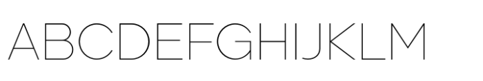 Pogonia Thin Font UPPERCASE