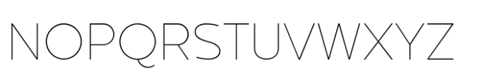 Pogonia Thin Font UPPERCASE