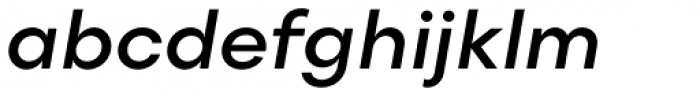 Point Semi Bold Italic Font LOWERCASE