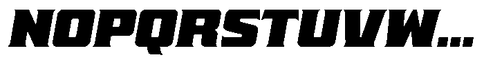 Poizem Italic Font UPPERCASE
