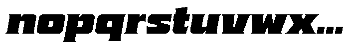 Poizem Italic Font LOWERCASE