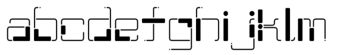 Polanix Regular Font LOWERCASE