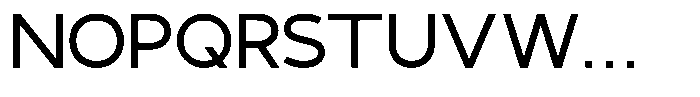 Polargo Font UPPERCASE