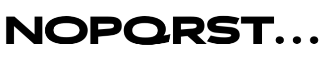 Polarix Extrablack Font UPPERCASE