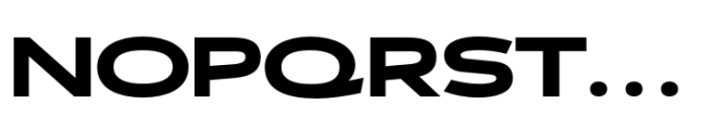 Polarix Heavy Font UPPERCASE