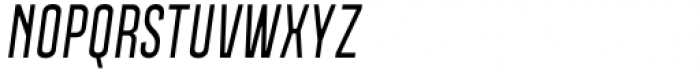 Polate B2 SemiLight Italic Font UPPERCASE