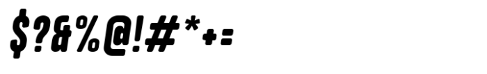 Polate Soft C3 Black Italic Font OTHER CHARS