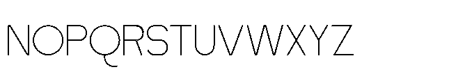 Polea Light Regular Font UPPERCASE