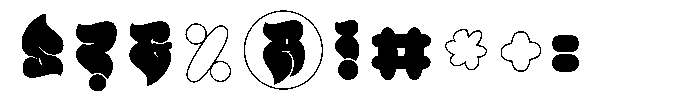 Polemic Black Font OTHER CHARS