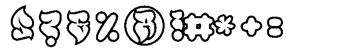 Polemic Outline Bold Font OTHER CHARS