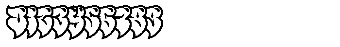 Polemic Overlap Shine Bold Font OTHER CHARS
