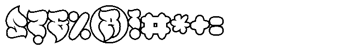 Polemic Regular Font OTHER CHARS