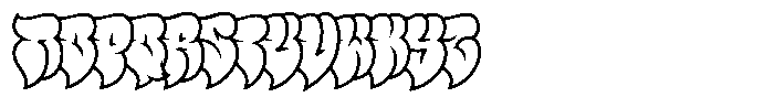 Polemic Regular Font UPPERCASE