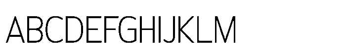 Polesan 100 Font UPPERCASE