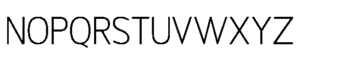 Polesan 100 Font UPPERCASE