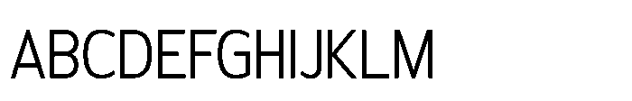 Polesan 200 Font UPPERCASE