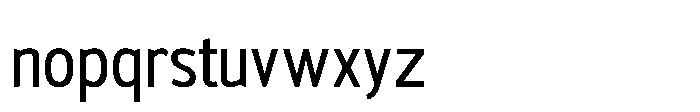Polesan 300 Font LOWERCASE