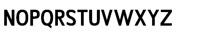 Polesan 500 Font UPPERCASE