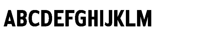 Polesan 600 Font UPPERCASE
