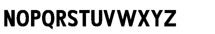 Polesan 600 Font UPPERCASE