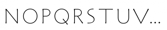 Polias Varia Thin Font LOWERCASE