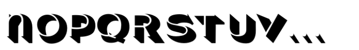 Police Regular JNL Font LOWERCASE