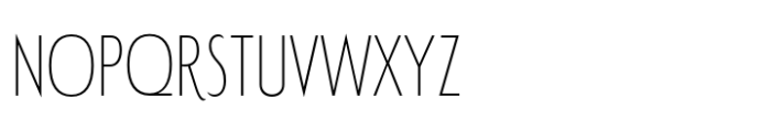 Polienz Hairline Font UPPERCASE