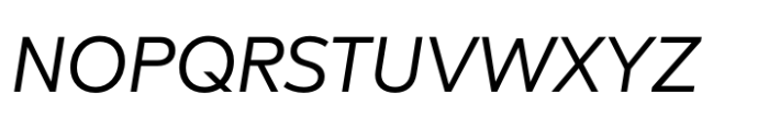 Poligon Light Italic Font UPPERCASE