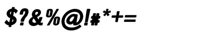 Poligrapher grotesk Bold Italic Font OTHER CHARS