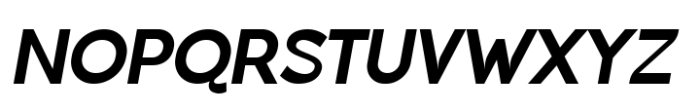 Poligrapher grotesk Semi Bold Italic Font UPPERCASE