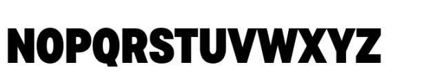 Polin Sans Condensed Extra Bold Font UPPERCASE