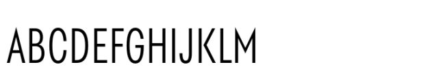 Polin Sans Condensed Light Font UPPERCASE