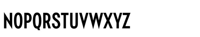 Polin Sans Condensed Medium Font UPPERCASE
