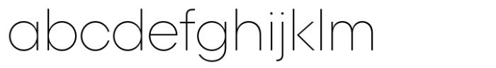 Polin Sans Thin Font LOWERCASE